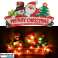 LED-lampjes hangende kerstdecoratie Merry Christmas 45cm foto 10