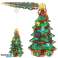 Luces LED, decoración navideña colgante, árbol de Navidad, 45 cm fotografía 1