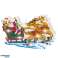 LED lights hanging ornament Christmas decoration Santa's sleigh image 5