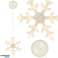 LED lights, hanging Christmas decoration, snowflake, 45cm, 10 LEDs image 6