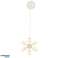 LED lights, hanging Christmas decoration, snowflake, 45cm, 10 LEDs image 9