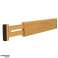 Drawer organizer bamboo divider adjustable for cutlery tools 43cm 1 piece image 8