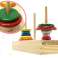 Sorter wooden pyramid tower 11 pcs. image 10