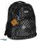 Youth school backpack 4 compartments checkerboard 17 inches image 1
