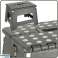 Non-slip folding stool 22cm dark grey image 7