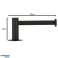 Loft black toilet paper holder image 13