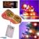 Cinta decorativa tira LED 10m 100LED luces navideñas decoración navideña multicolor a pilas fotografía 11