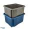 Keeeper storage bin stackable grey 15L load capacity of 10 kg. image 2