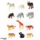Figurines animaux marins ferme sauvage dinosaures ensemble mix 48pcs photo 3
