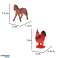 Ensemble de figurines d’animaux de la ferme vache cheval 12pcs photo 2