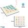 Jeu de société Memory Montessori, jeu de puzzle en bois, 4 cartes photo 3