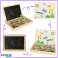Magnetic chalkboard multifunctional animals crayon marker sponge image 2