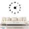 Настінний годинник Stick-on Black 12 Hours Modern зображення 1
