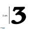 Настінний годинник Stick-on Black 12 Hours Modern зображення 6