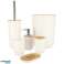 Badezimmer-Set Bürstenspender-Set 6-teiliges Set weiß Bild 1