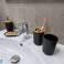 Badezimmer-Set Bürstenspender-Set 6-teiliges Set schwarz Bild 5