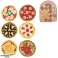 Magnet frukt vitamin kick 5,8 cm 4 assortert / relax 5,8 cm 6 assortert / pizza 4,7 cm 6 assortert / kronehette 3,5 cm 8 assortert bilde 1