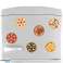 Magnet frukt vitamin kick 5,8 cm 4 assortert / relax 5,8 cm 6 assortert / pizza 4,7 cm 6 assortert / kronehette 3,5 cm 8 assortert bilde 2