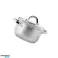 Smart pot 18 cm stainless steel lid gas induction 2 l pot 2 L image 3