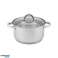 Smart pot 22 cm stainless steel lid gas induction 4l pot 4 liters image 6