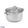 Smart pot 22 cm stainless steel lid gas induction 4l pot 4 liters image 5