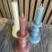 Candle candlestick 23 cm approx. 8 burning hours 3 colors image 6