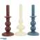 Candle candlestick 23 cm approx. 8 burning hours 3 colors image 2