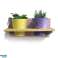 'Roots' Tre hengende Joy 35cm grytestativ sett med 2 Artstone potter bilde 5