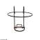 Black Metal Artstone Amy Balcony Hangers for Plant Pots, Fit 22cm Pots, New Condition image 1