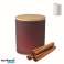 Scented candle in glass 200 g KEOPS MEDIUM Bordeaux: atmospheric ambience with a pleasant scent image 1