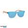 ALOHA sunglasses with bamboo temples in blue – sustainable & fashionable image 1