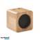 Wooden Wireless Speaker AUDIO Wireless Bluetooth Speaker Natural Wood Design 2x5W image 1