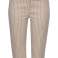 020107 Lascana gestreepte 3/4 broek voor dames. Eén model. Kleuren: roze en beige met witte strepen foto 1