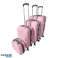 Set of 4 ABS suitcases with 4 double wheels and TSA lock image 4