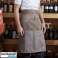 Long Apron with Vintage Stain-Resistant Hemp Effect Weave image 1