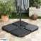 A-Stock, 500x Parasol Stand, Pesagem Plate set 4 pcs, foto 2