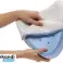 PR-2418 Ergonomic Knee Pillow - Side Sleeper - With Washable Wrap image 2