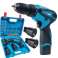 ZN-7001 Drill Set - 2x 21 Volt Battery - 1350 RPM - 28 Pieces image 1