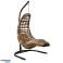 Gowoll Poly-Rattan Hanging Chair with Frame &amp; Cushions, Garden Swing image 6