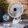Ventilador Ventilador de sobremesa pequeño con clip inalámbrico de mano fotografía 6