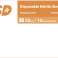 High Quality Diamond Cut Nitrile Gloves Black &amp; Orange Color image 4