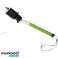 Telescopic selfie stick 90 cm SELFIE green image 3