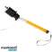 Telescopic selfie stick 90 cm SELFIE orange image 3