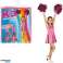 Pinke K3 Cheerleader Kleider inklusive 2 Pompons Bild 1