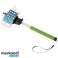 Telescopic selfie stick 90 cm SELFIE green image 4