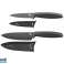 WMF knife set stainless steel black ergonomic touch 1879086100 image 1