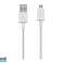 Cable de datos y carga Samsung Micro USB - 100cm Blanco BULK - ECB-DU4AWE fotografía 2