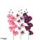 Artificial flower Orchid 78 cm assorted with several flowers in different colors. image 1