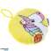 Pendant plush unicorn 10 cm 6 assorted 6 different colors image 1