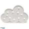 Table lamp cloud with 11 LEDs on battery 29 cm or hanging image 2